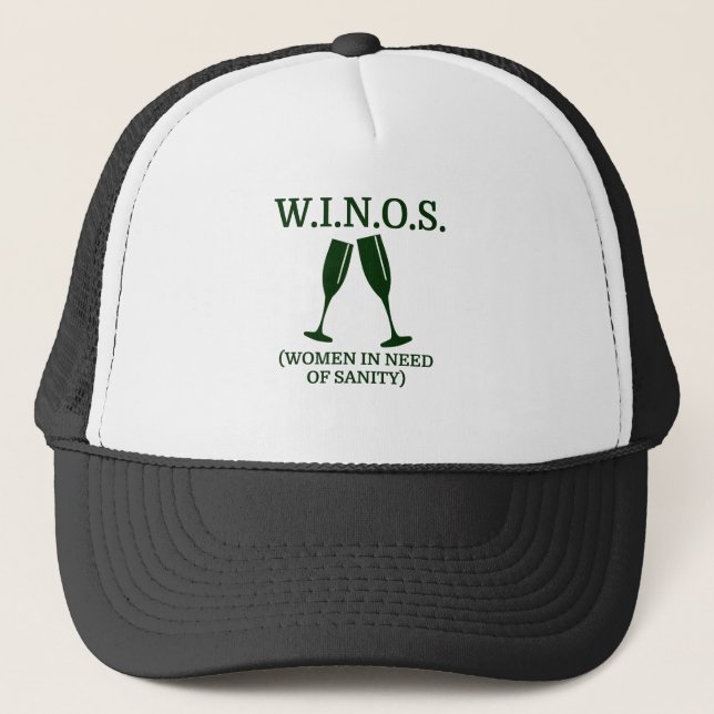 W.I.N.O.S. (kvinnor i behov av sanity) Keps (Framsida)