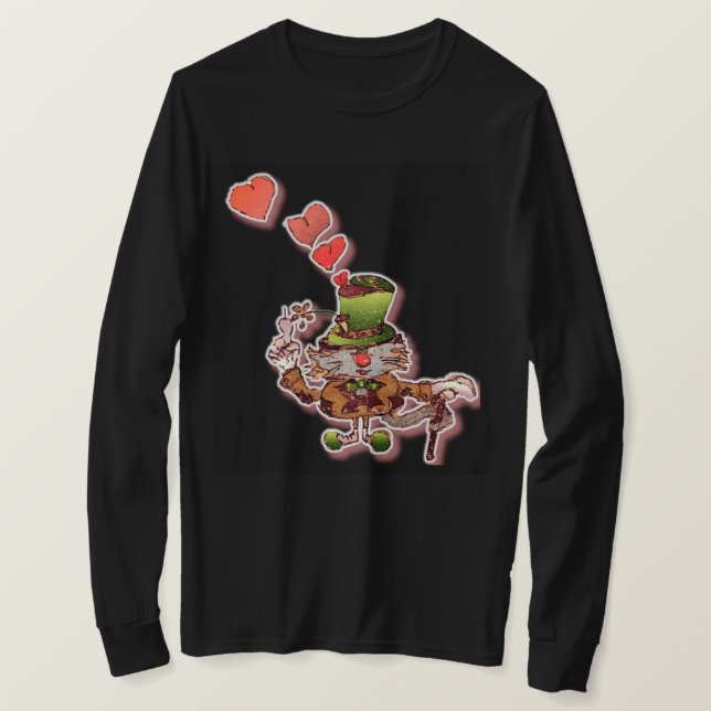 W. Katt-Kattdjur T Shirt (Design framsida)