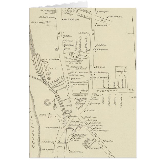 W Libanon PO Hälsningskort (Framsidan)