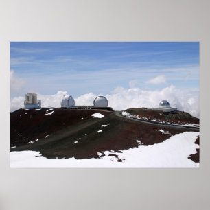 W.M. Keck observatorium på Mauna Kea, Hawaii Poster