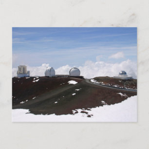 W.M. Keck observatorium på Mauna Kea, Hawaii Vykort