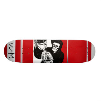 W.M. Skateboarddäck - grym Reaperupplaga Skateboard Bräda 21,5 Cm