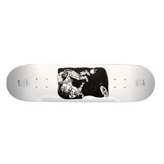 W.M. Skateboarddäck - Spacemanupplaga Mini Skateboard Bräda 18,7 Cm