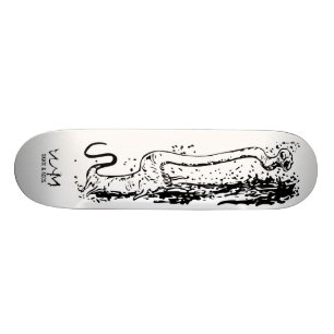 W.M. Skateboarddäck - varelseupplaga Mini Skateboard Bräda 18,7 Cm