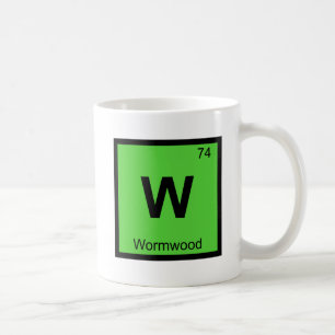W - Malört Kemi Periodiska Systemets Symbol Kaffemugg