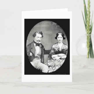 W.- & Mary fältDaguerreotype 1858 Kort