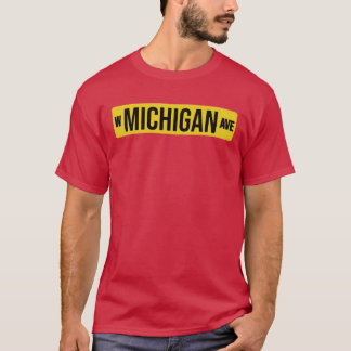 W MICHIGAN AVE svart WESTERNT MICHIGAN T Shirt