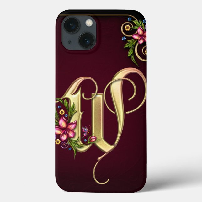 W Monogram iPad Air Case (Baksida)