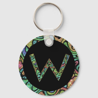 W Monogram Nyckelring