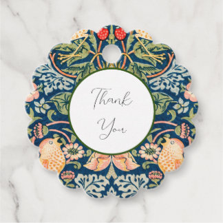 W Morris Strawberry Thief Presentkort Gåvor Etiketter