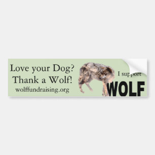 W.O.L.F. "Älska din hund?", Bildekal