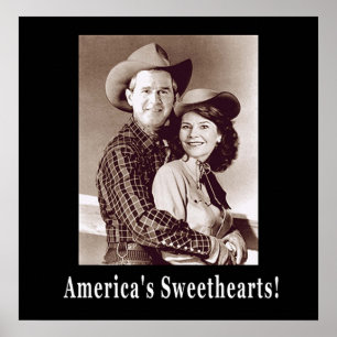 W och Laura Americas älsklingar Poster