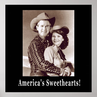 W och Laura Americas Sweethearts Poster