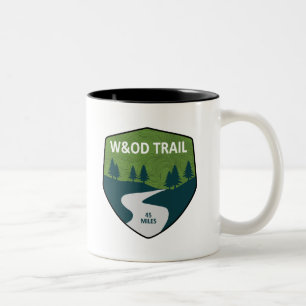 W&OD-spår Två-Tonad Mugg