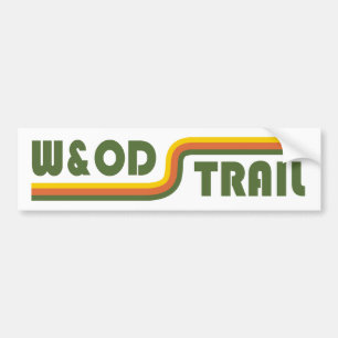W&OD Trail Virginia Bildekal
