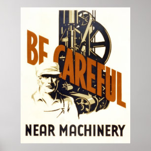 W P A WORKS Progress ADMINISTRATION POSTER 1938