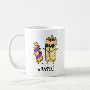 W-rappers Funny Food Pun Kaffemugg