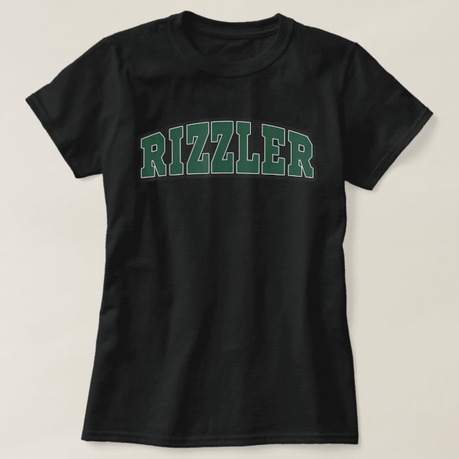 W Rizz Rizzler Funny Meme Quote T Shirt (Design framsida)