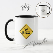 W rizz US warning sign Meme Funny Quote
