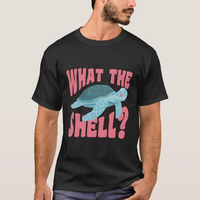 W Snäcka Turtle T Shirt (Framsida)