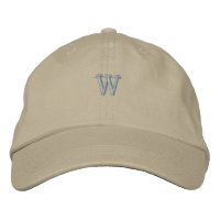 W Symbol Brev Monogram Embroized Hat