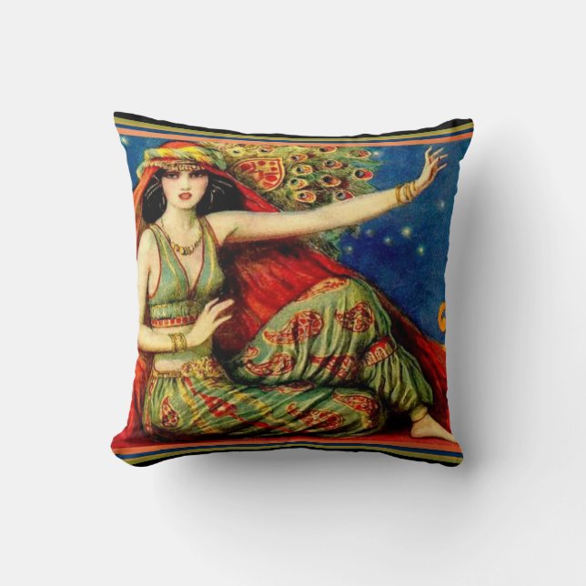 W.T. Benda (1926) Art Deco Pillow Kudde (Framsida)