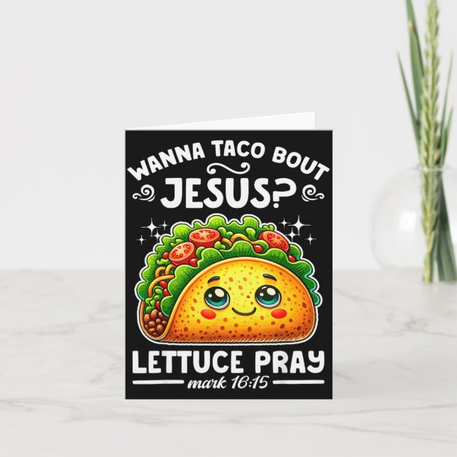 W Taco Bout Jesus Lettuce Pray Cinco De Mayo Chris Kort (Framsida)
