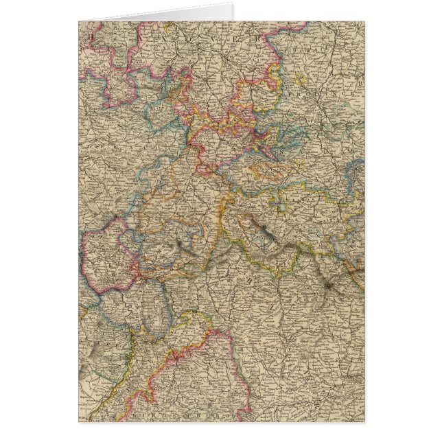 W Tysklandare Hälsningskort (Framsidan)