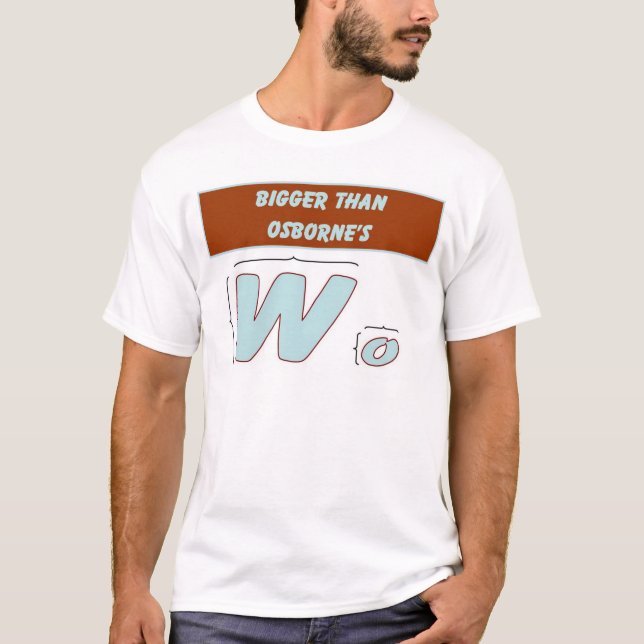 W vs. nolla t-shirt (Framsida)