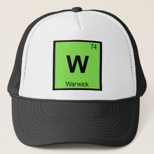W - Warwick Rhode Island Kemistadssymbol Truckerkeps