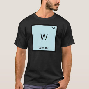 W - Wraith Funny Chemistry Inslag Symbol T-Shirt