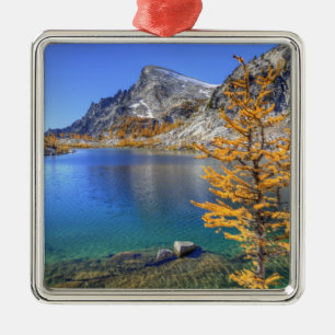 WA, Alpine Lakes Wilderness, Enchantment 4 Julgransprydnad Metall