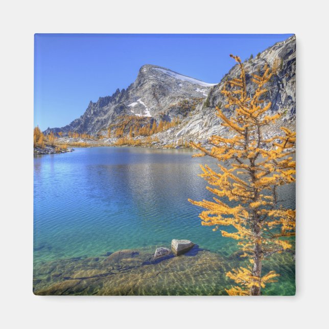 WA, Alpine Lakes Wilderness, Enchantment 4 Magnet (Framsidan)