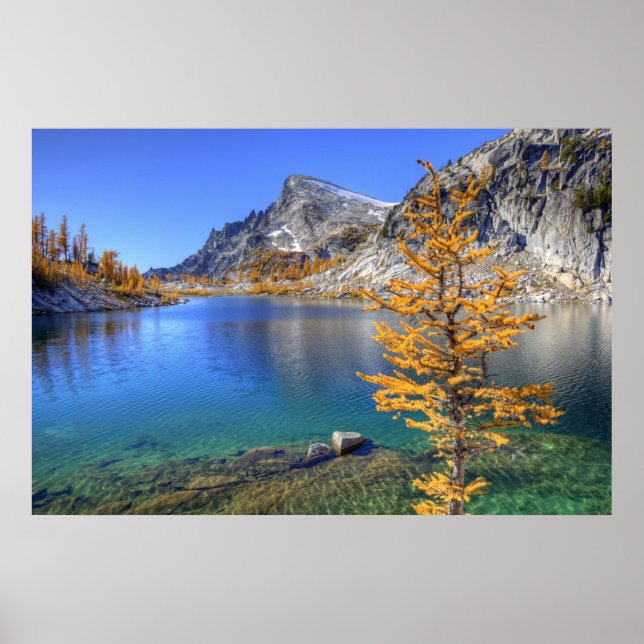 WA, Alpine Lakes Wilderness, Enchantment 4 Poster (Framsidan)