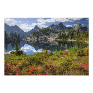 WA, Alpine Lakes Wilderness, Gem Lake, med 2 Fototryck
