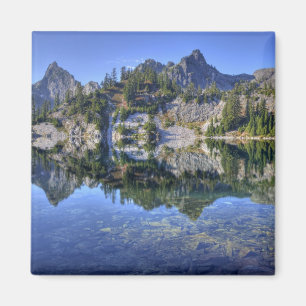 WA, Alpine Lakes Wilderness, Gem Lake, med 2 Magnet
