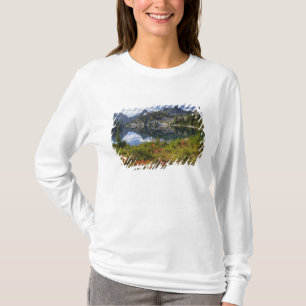 WA, Alpine Sjöar Wilderness, Gem Sjö, med Tee Shirt