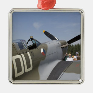 WA, Arlington, Arlington Fly-in, andra världskrige Julgransprydnad Metall
