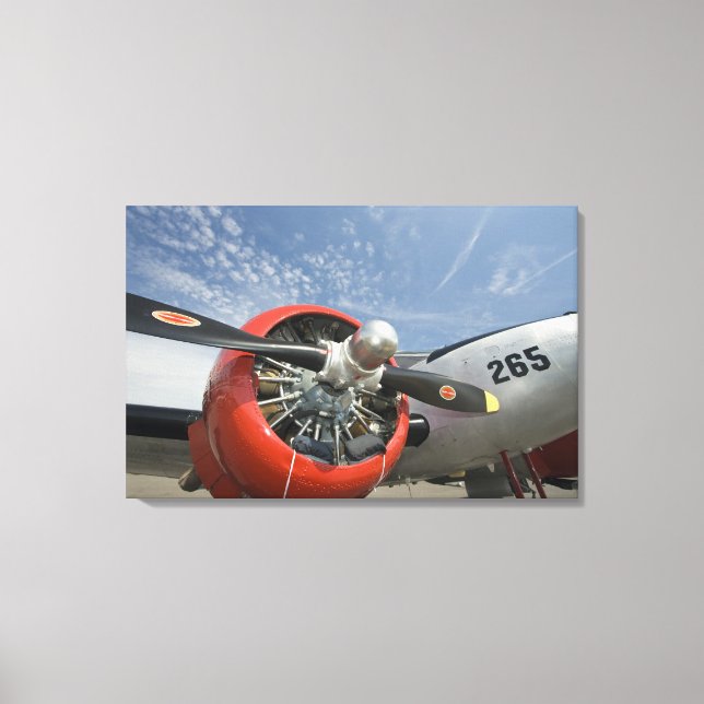 WA, Arlington, Arlington Fly in, Världskrig II 7 Canvastryck (Framsida)