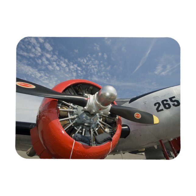 WA, Arlington, Arlington Fly in, Världskrig II 7 Magnet (Horisontell)