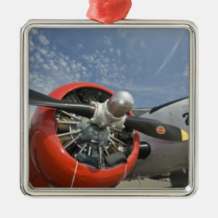 WA, Arlington, Arlington Fly-in, World War II 7 Julgransprydnad Metall