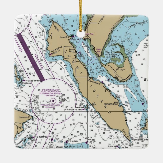 WA-diagram för Lummi Island Julgransprydnad Keramik (Baksida)