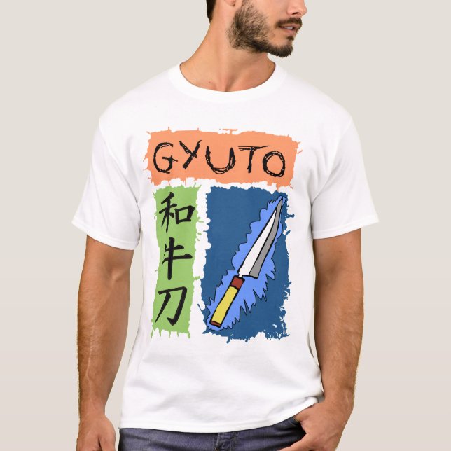 Wa Gyuto Stänk T Shirt (Framsida)