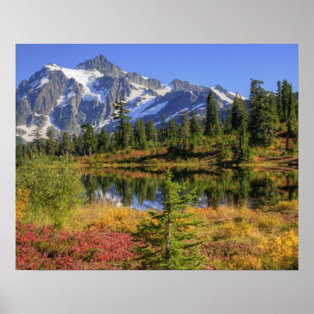 WA, Hether Meadows Recreation Area, Mt. 2 Poster (Framsidan)