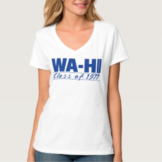 Wa-Hi Klass 1977 Damkvälls-T-Shirt T Shirt