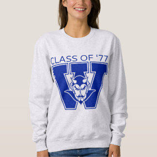 Wa-Hi Klass 1977 Kvinnors Sweatshirt T Shirt