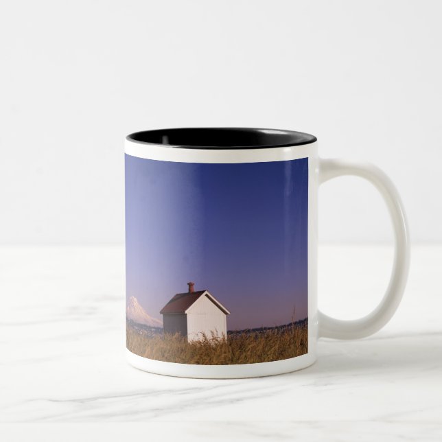 WA, Maury Island, Point Robinson Lighthouse, Två-Tonad Mugg (Höger)