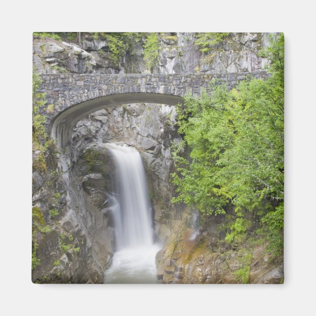 WA, Mount Rainier nationalpark, Christinefallen Magnet (Framsidan)
