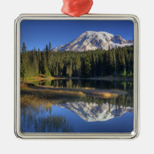WA, Mt. Rainier nationalpark, Mt. Rainier Julgransprydnad Metall