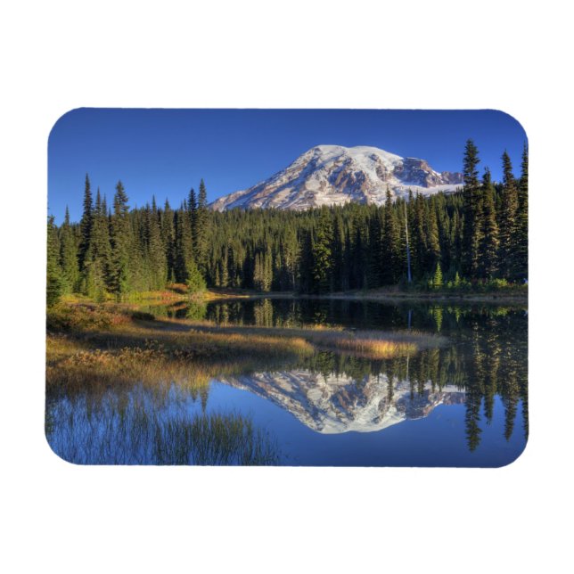 WA, Mt. Rainier nationalpark, Mt. Rainier Magnet (Horisontell)